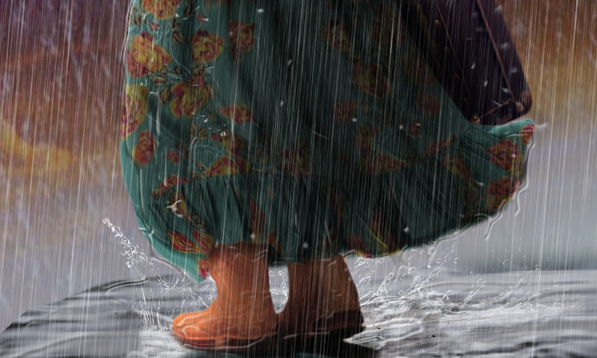 tamaulipas mexico gallo tormenta lluvia valiente niña infante maleta viaje risco agua Migración Cuera emociones