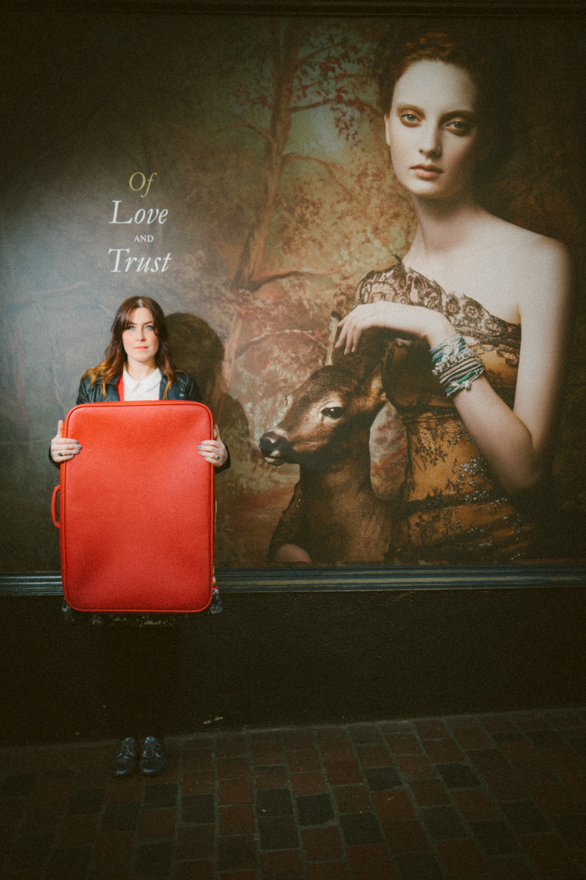 Photo Day brighton red suitcase anton wayne kahn