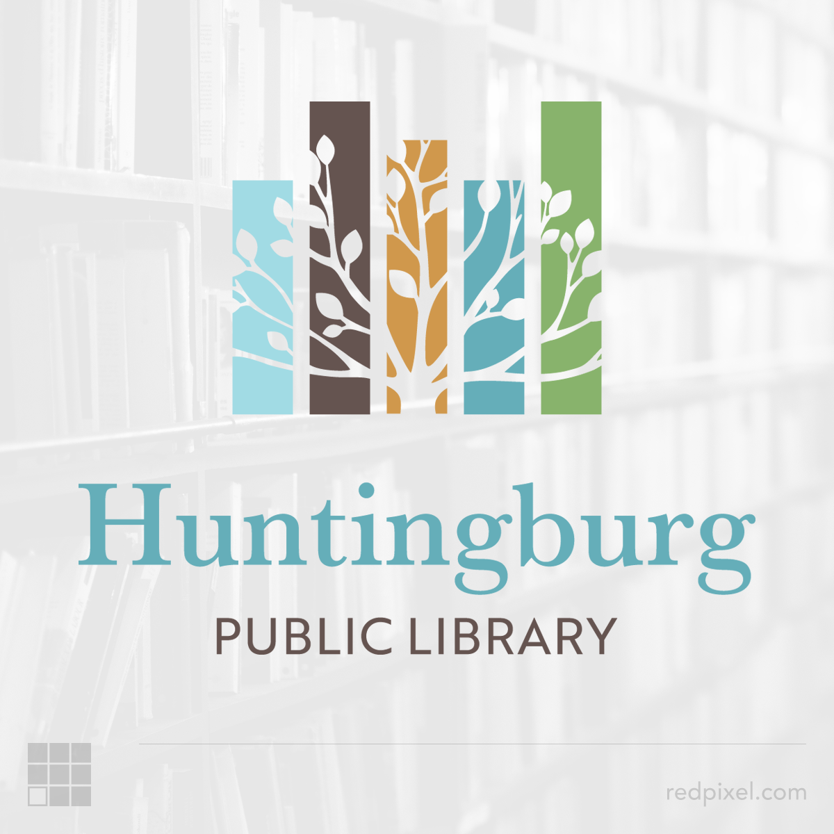 library library logo Library Website logo Responsive Design visual identity