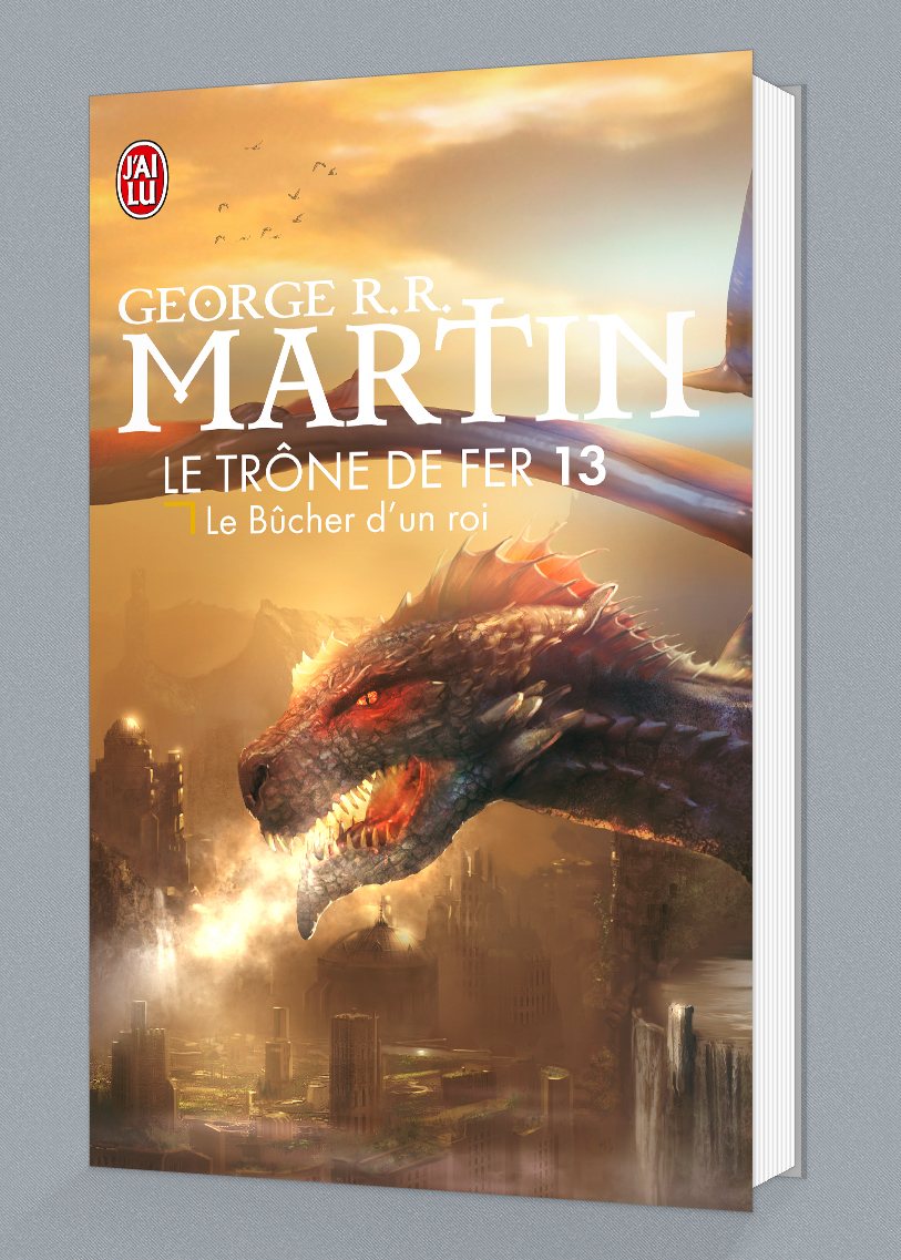 Game of Thrones geoge rr martin trone de fer bucher roi book cover johann goutard graphaddict