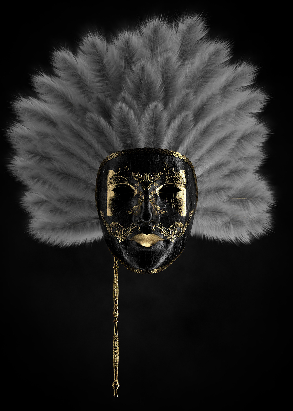 aftereffects art black car cinema4d elephant gold mask octane Substance Painter