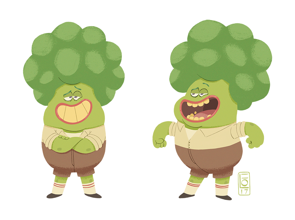 Food  vegetables characterdesign ILLUSTRATION  cartoon animation  Drawing 