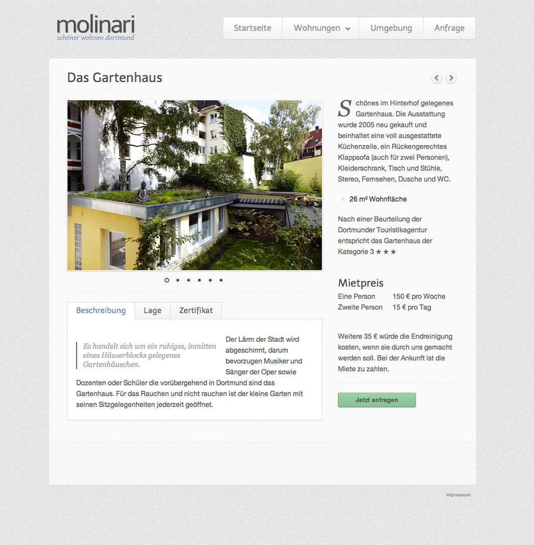 Molinari  dortmund  webdesign  web  screen  website