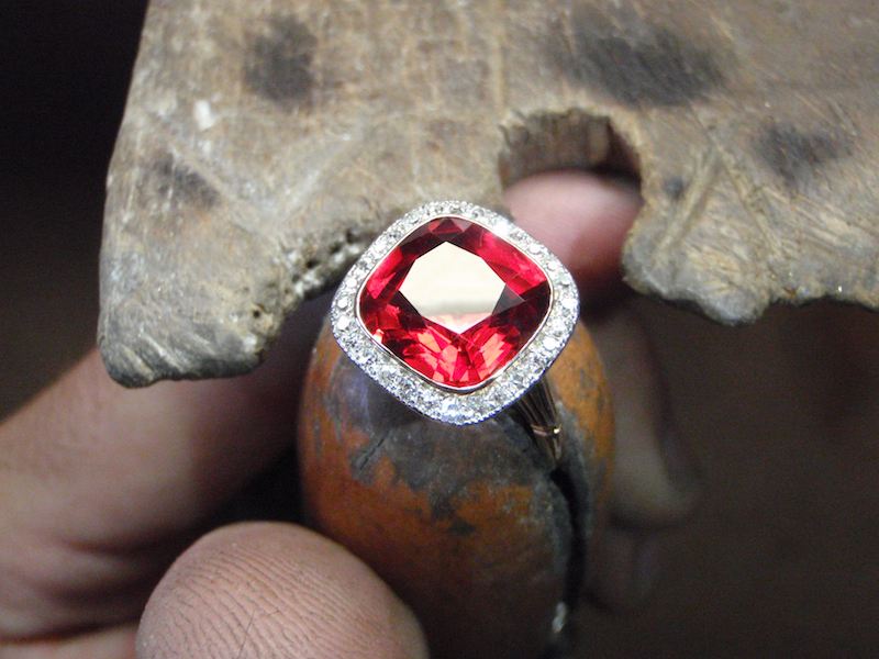jewelry gold diamonds smiths design precious stones custom design handmade setting beauty ruby emerald