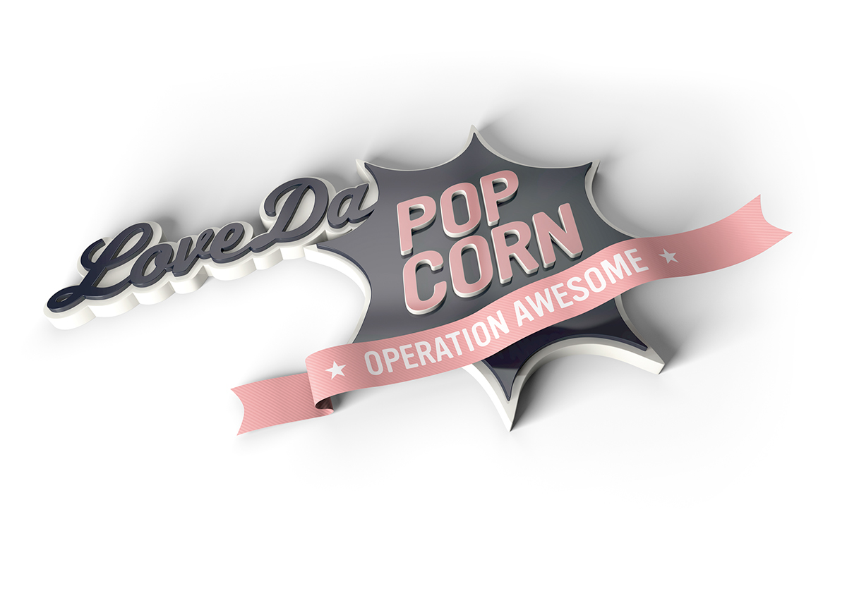 Adobe Portfolio 3D popcorn Love Da Popcorn