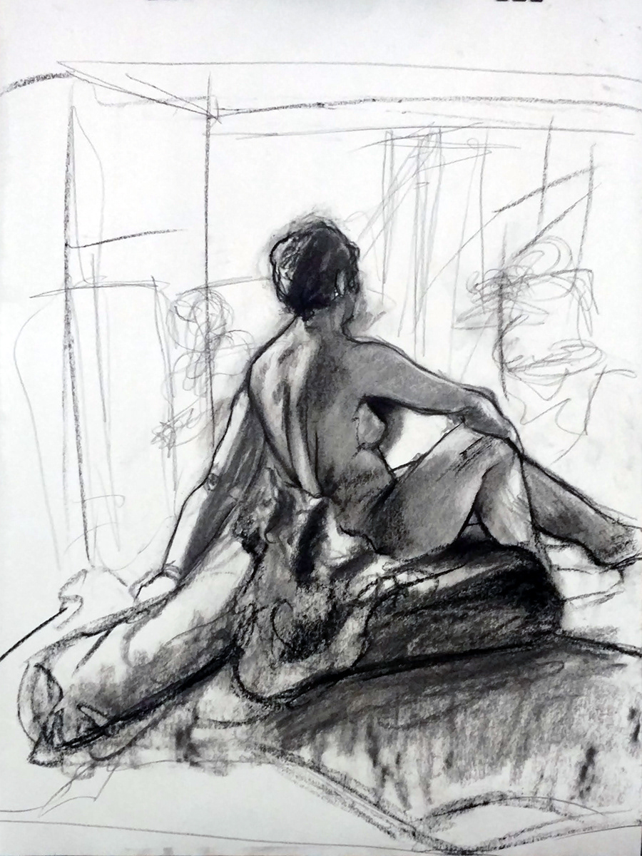 Figure Drawing Pastels charcoal figural