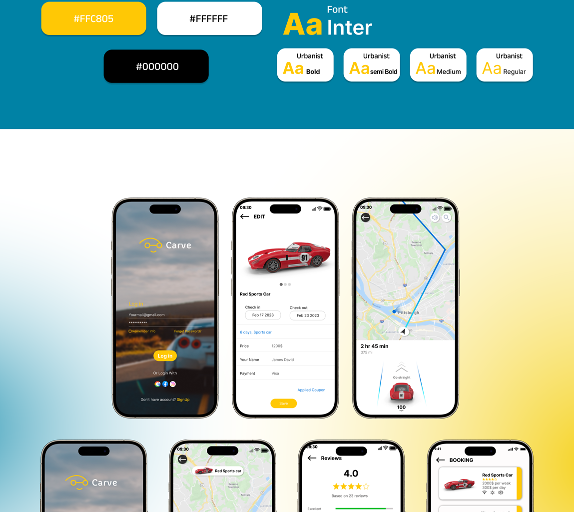Transport car automotive   transportation Automotive design UI UI/UX user interface ui design Figma