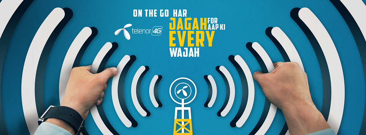 Telenor pitch Telecom thematic tactical call voice Internet bundle key visual