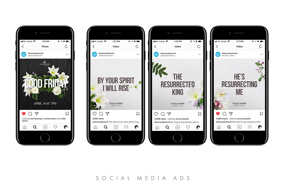 flower Easter Composite social media