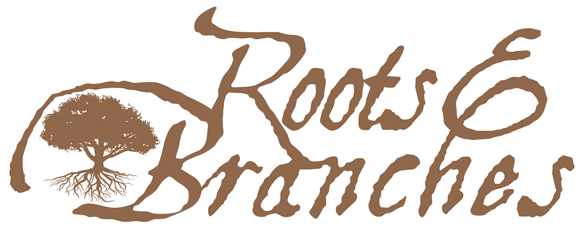 Tree  geneology brown heritage logo roots branches