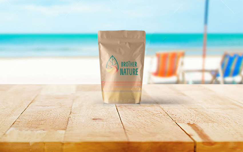 logo Logo Design Surf Food  organic smoothie suplements suplement surfing Nature