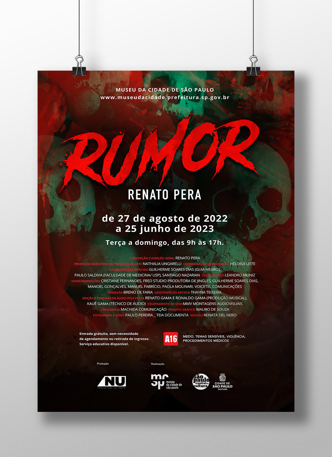 arte Beco do Pinto instalação sonora Museu da Cidade Renato Pera rumor