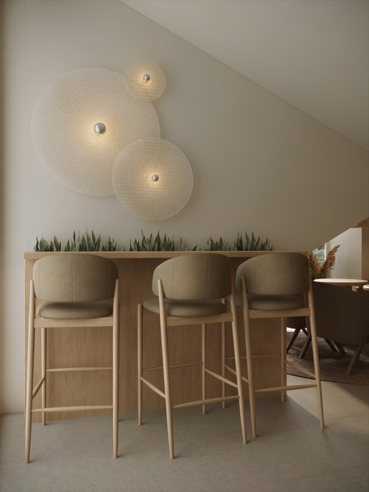 coffeehouse cafe design interior design  visualization 3ds max corona CGI Render modern