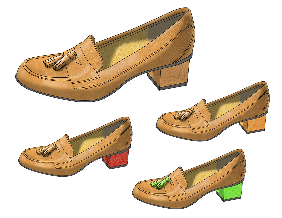 Adobe Portfolio footwear  shoes heels  leather women shoes leather