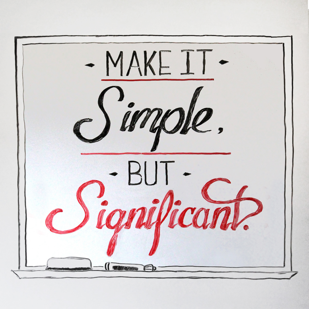 Handlettering whiteboard quote dry erase lettering inspiration