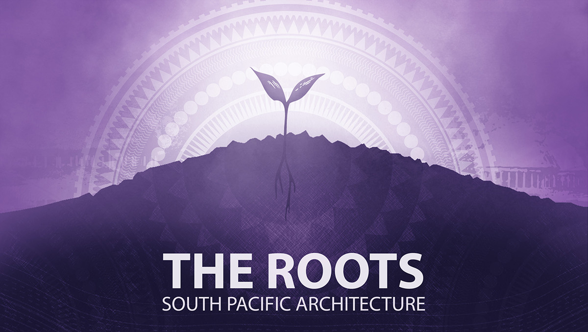 south pacific polynesian New Zealand The Roots logo architecture design ILLUSTRATION  graphics product