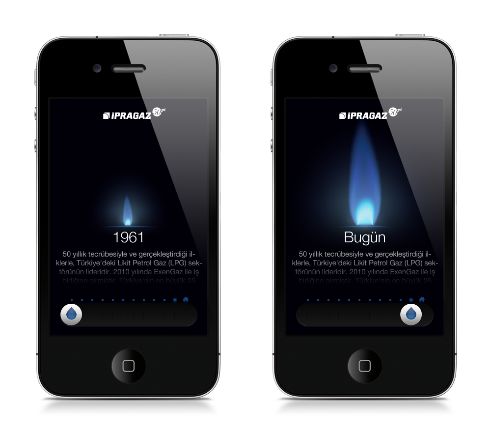ipragaz iphone app Icon Gas gaz user interface