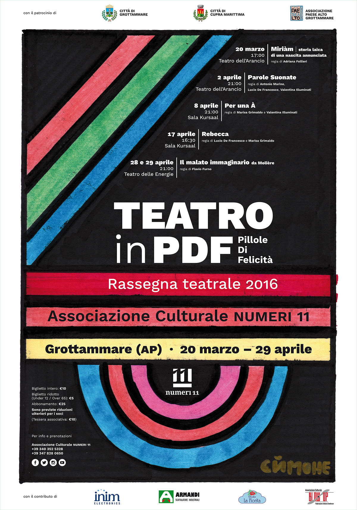 TEATRO in PDF — Pillole Di Felcità, poster