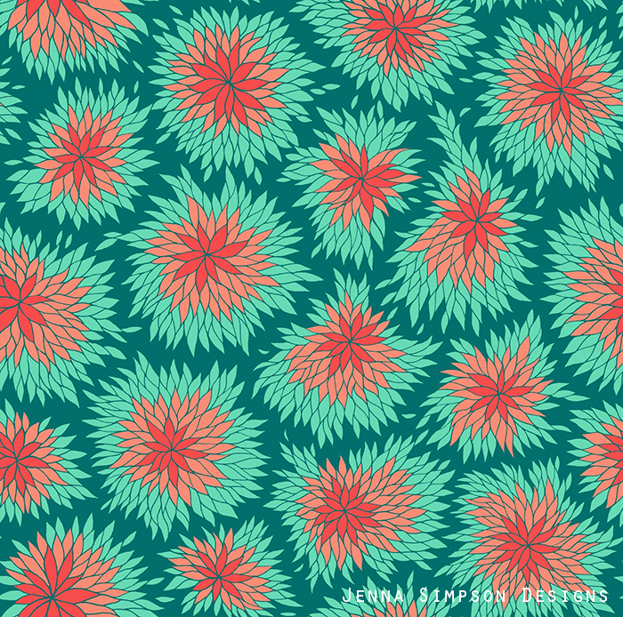 pattern design Surface Pattern floral Nature colour Stationery Order chaos Textiles
