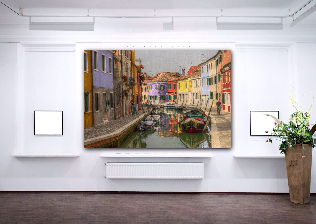 canvas wall Venice Italy mounted