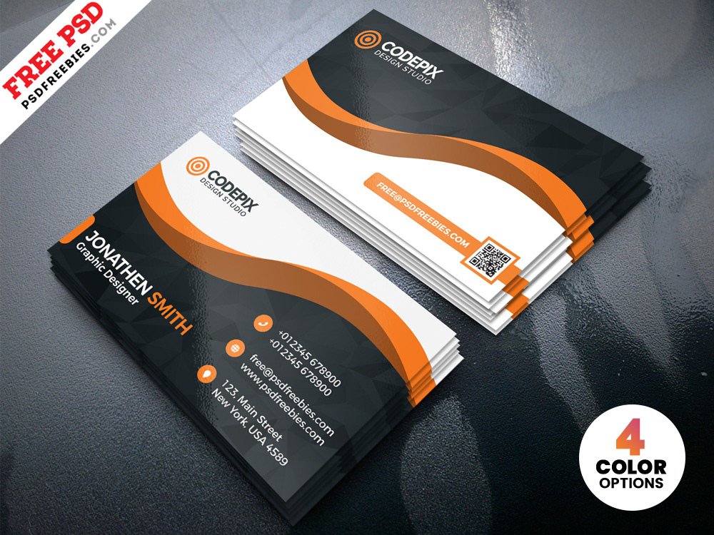 free psd psd business card Corporate Business Card creative business card photoshop psd template Free Template graphic design