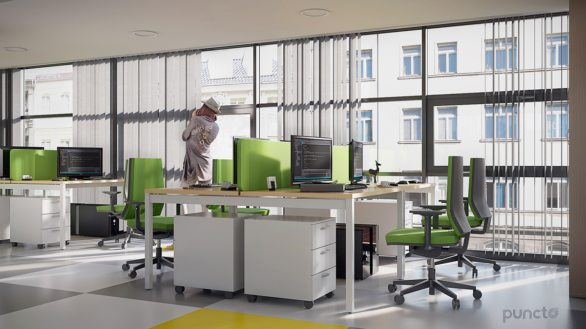 Office Rendering Office Office Design 3D Rendering cinema 4d vray