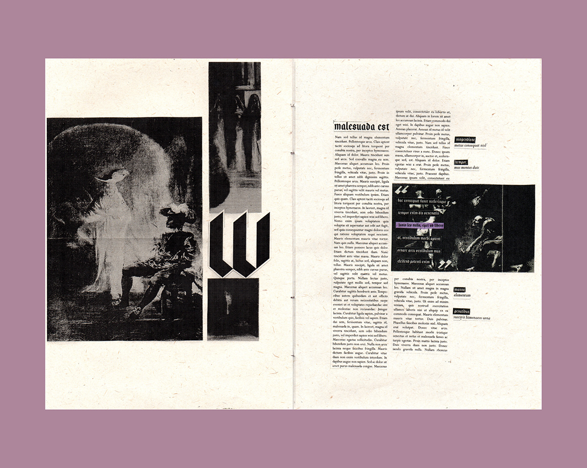 tipografia longinotti diseño gráfico fanzine experimental editorial collage fadu uba satanic
