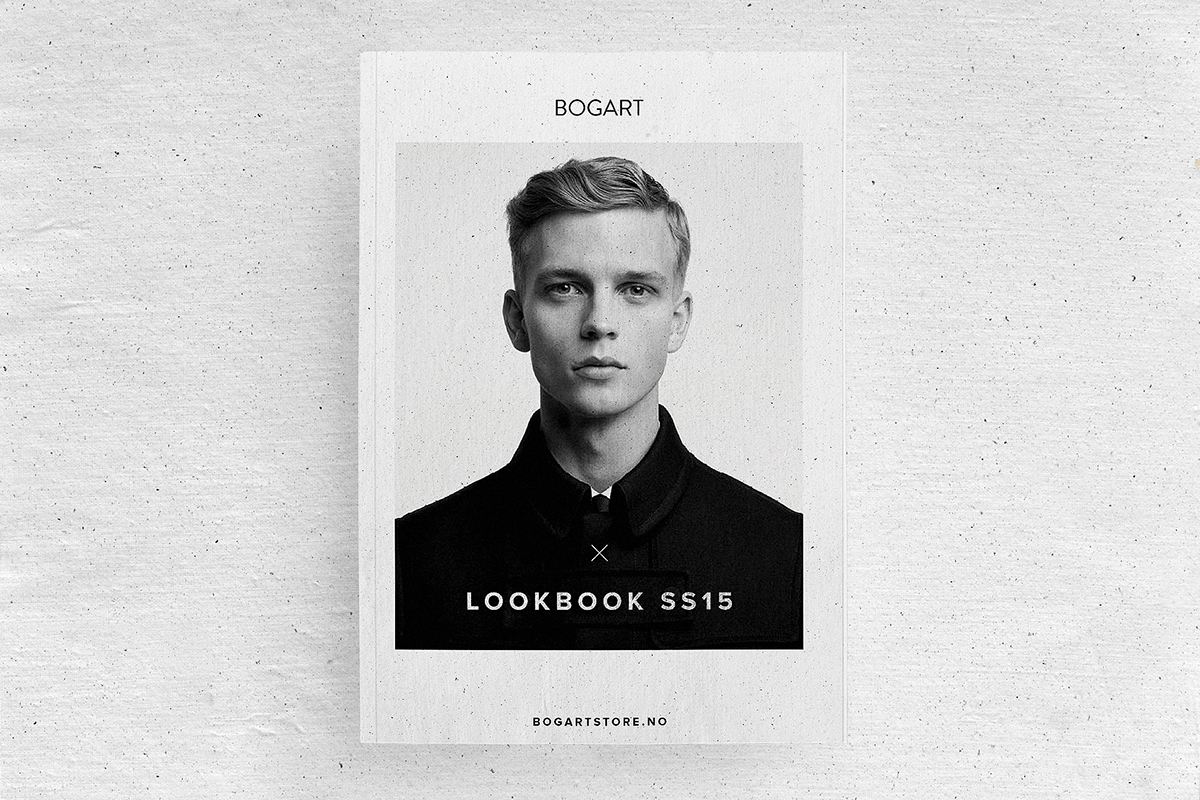 Bogart Clothing store norway Scandinavia visual identity sewing fabrics Tactility paper print webshop shop fashiondesign