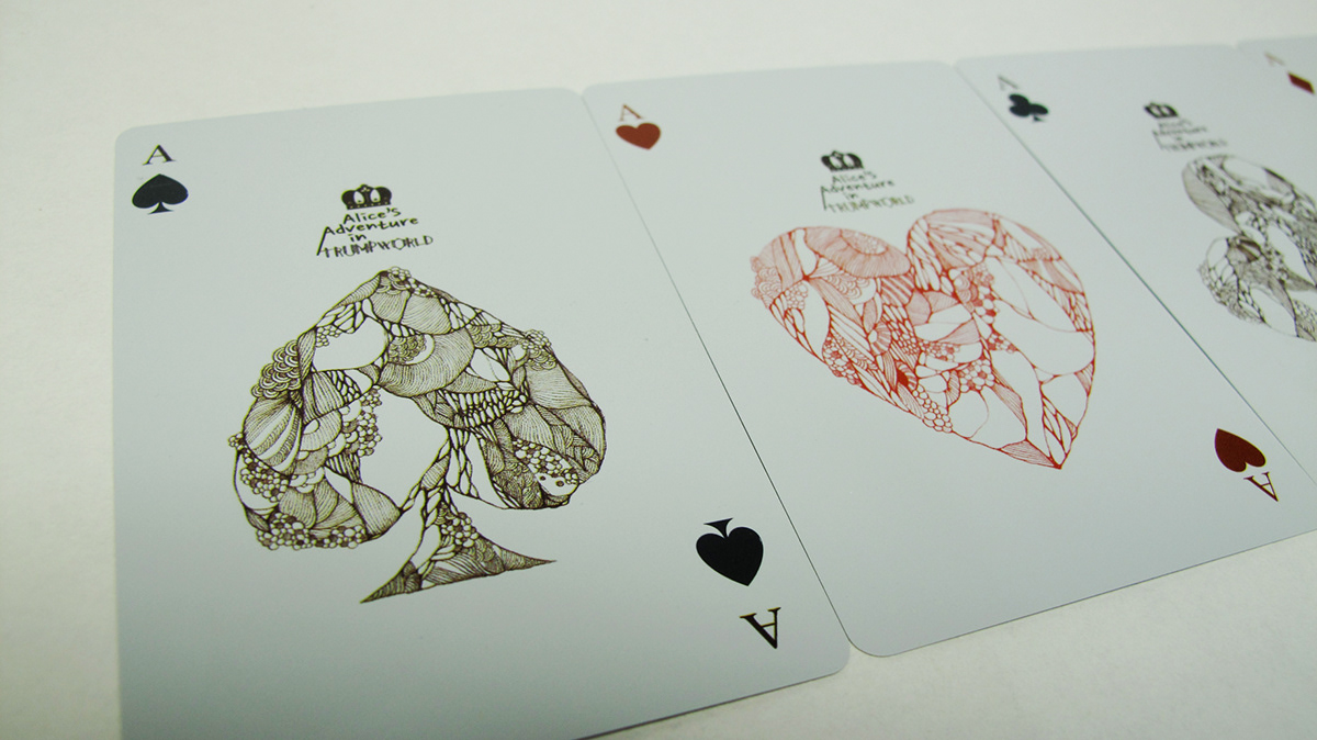 Alice's adventure in Playing Cards