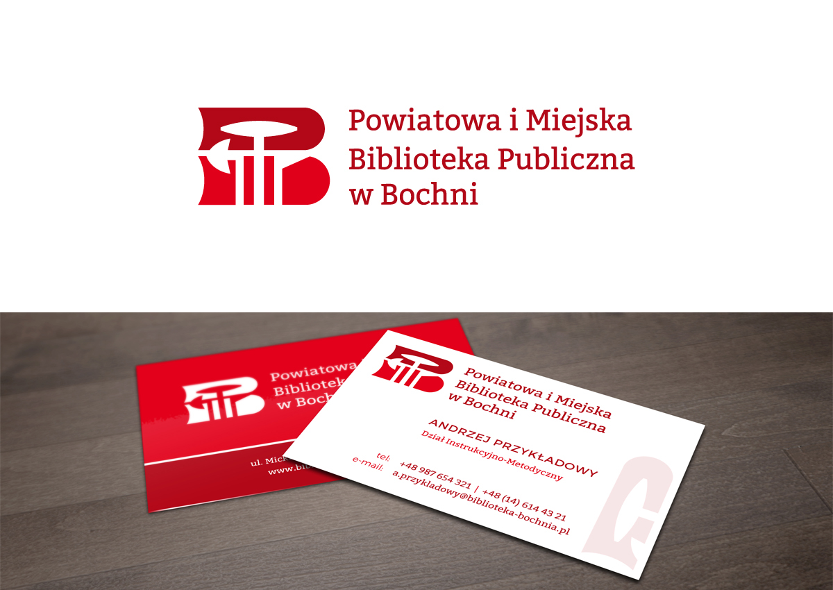logo book library Bochnia polska poland biblioteka książka