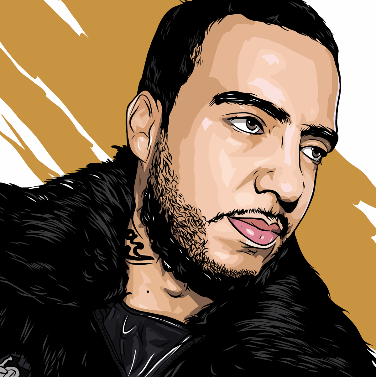 ciroc French Montana frenchmontana coke cokeboys vanilla hiphop unforgetable cool Urban trendy swag crazy dope silly funny graphics design ILLUSTRATION  fresh supreme beard Diddy Pdiddy brand logo