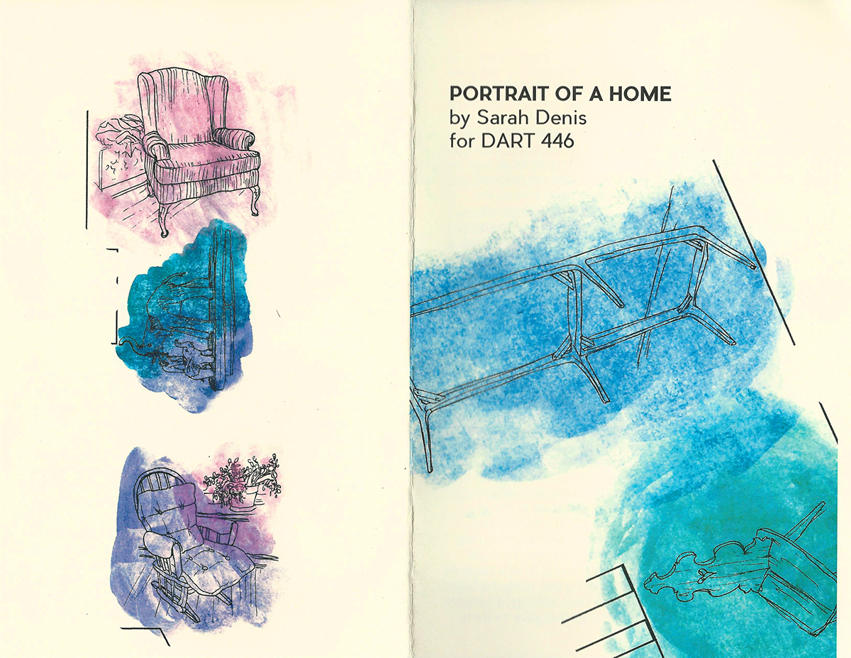 research built environment personal spaces booklet design