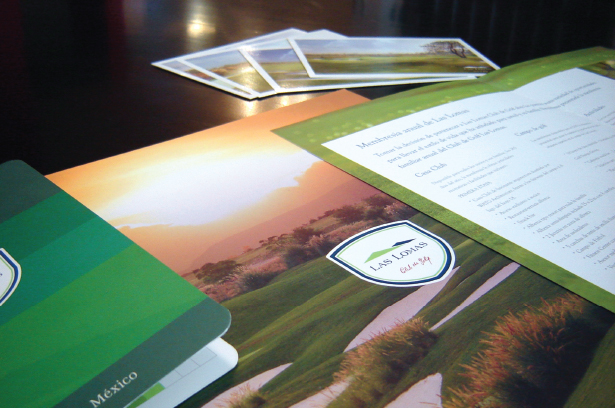 Adobe Portfolio golf design Corporate Identity Design green