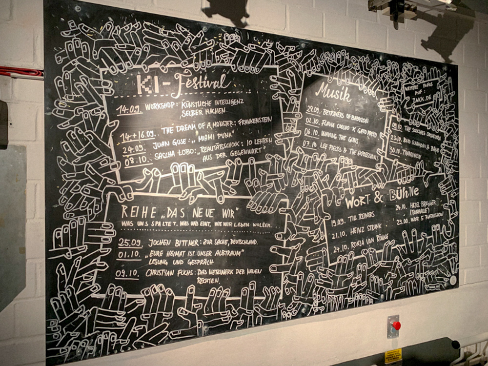 Chalkboard chalk art kreide kunst Tafel kreide kreidetafel german künstler