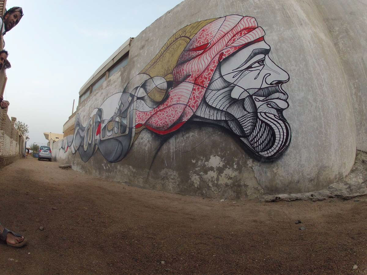 dahab egypt mural-art Street-Art Julian Vogel Julian-Art