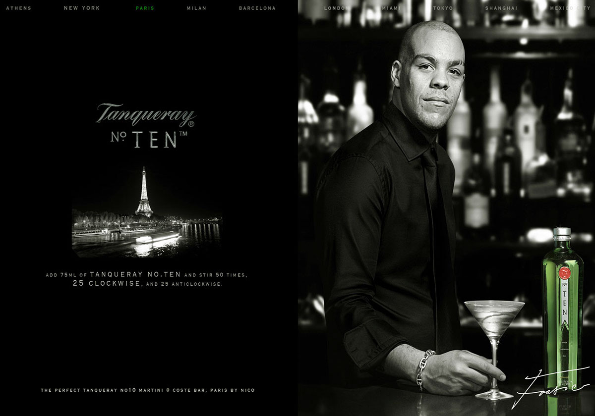Tanqueray Ten diageo Reserve Brands Group gin Martini