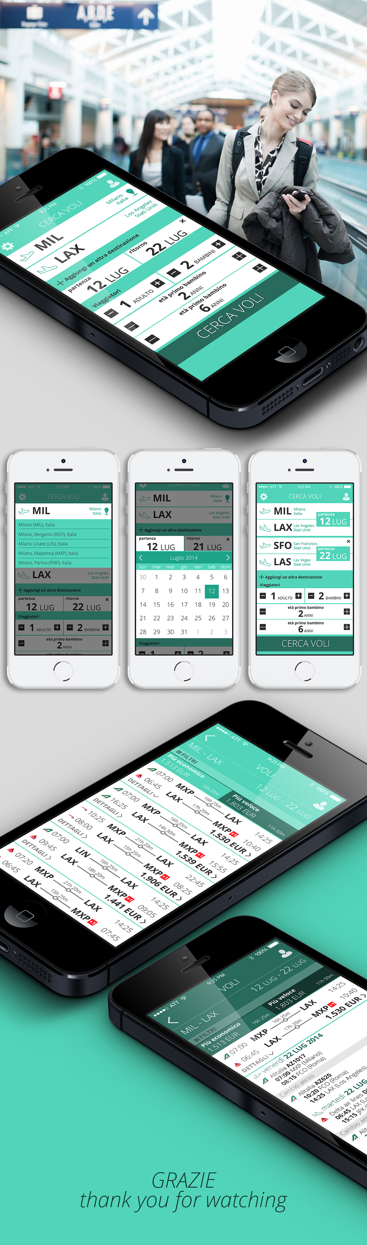 app UX design ui design mobile Booking flight Fly airplane app design