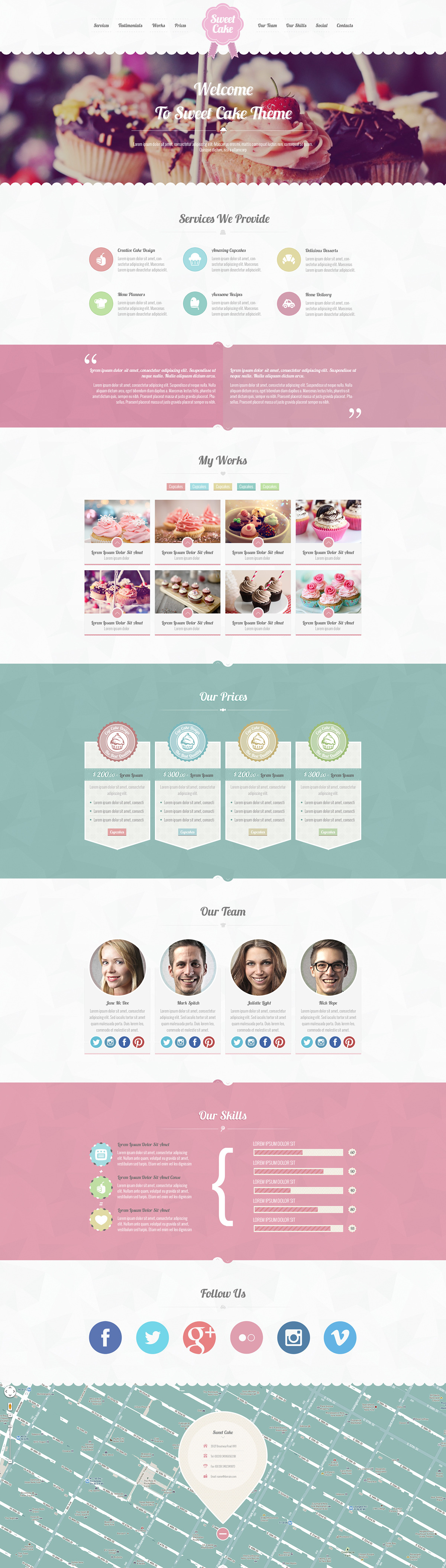 Website site Webdesign template One Page Single Page psd psd template creative modern clean