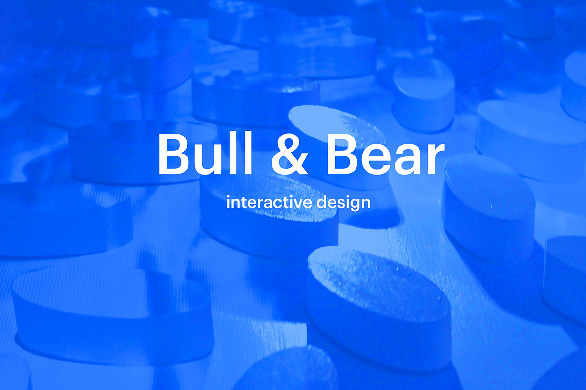 Stock market aktien borse bull bear installation Arduino interactive