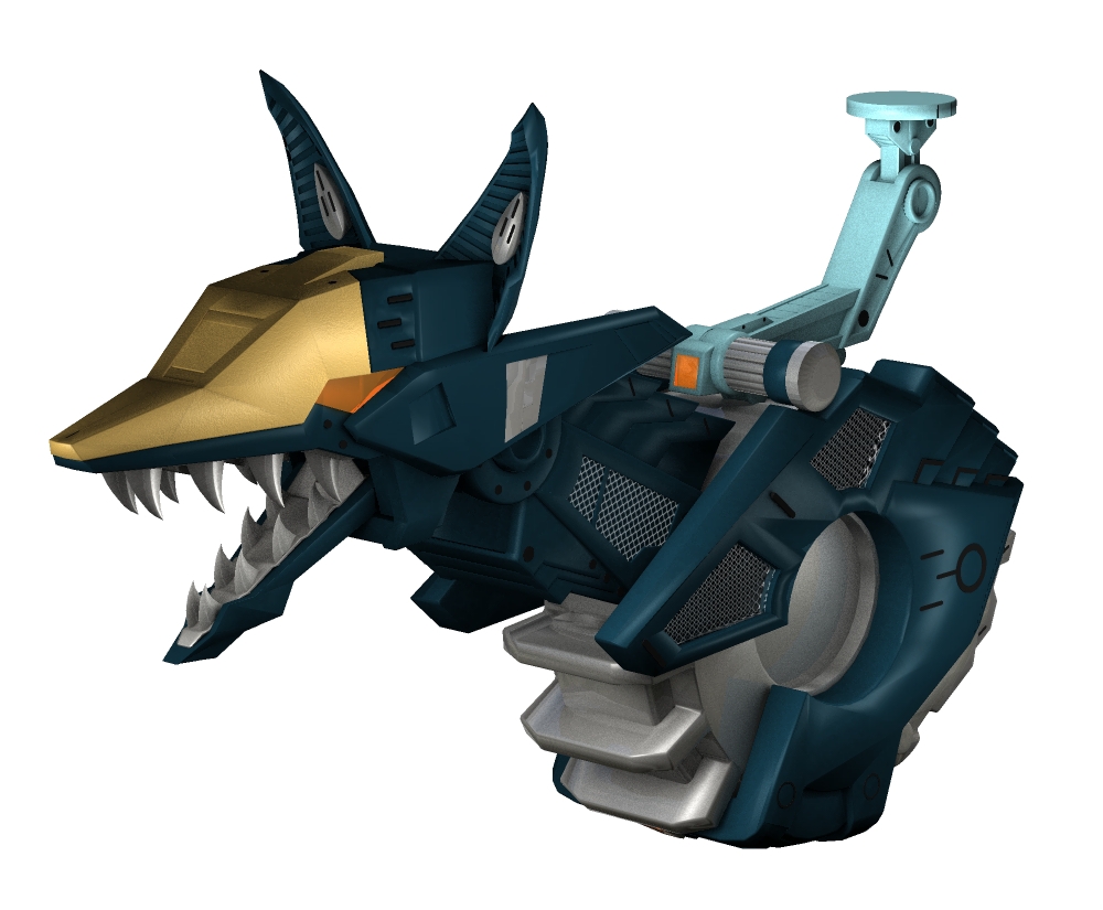 zoid CG 3D ロボット 3dcg shadow fox