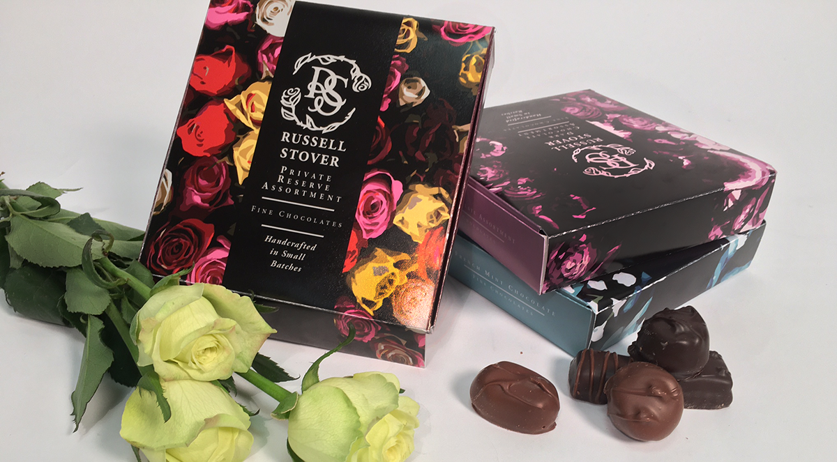 branded entertainment Russell Stover rebranding chocolate creative concepting