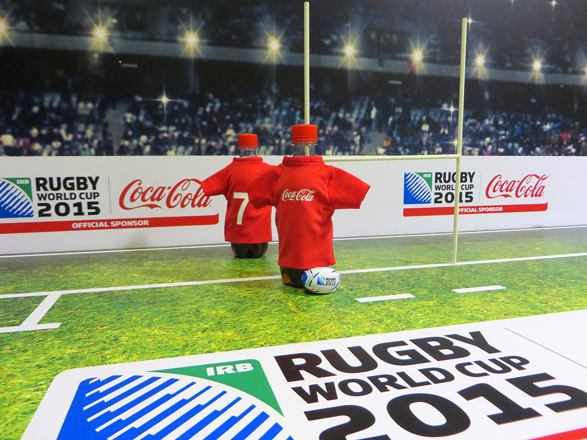 Coca-Cola Rugby rugby world cup RWC2015 experiential marketing marketing   activity