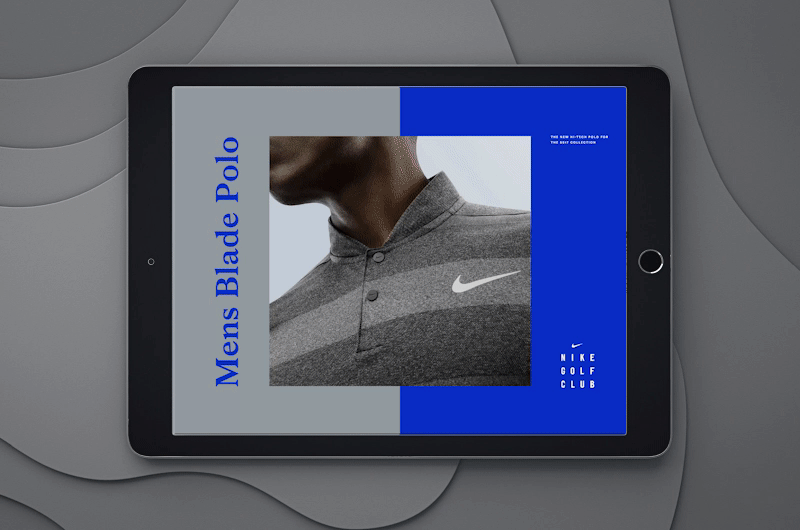 Nike nike golf rory mcilroy identity logo branding  clothes book design