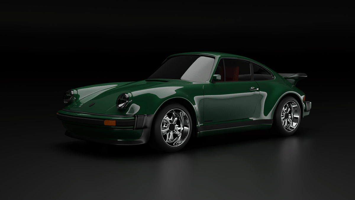 3D 911turbo blender3d Porsche