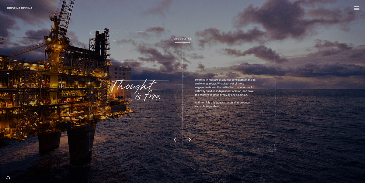 animations full-screen microsite Photography  Transition typography   video