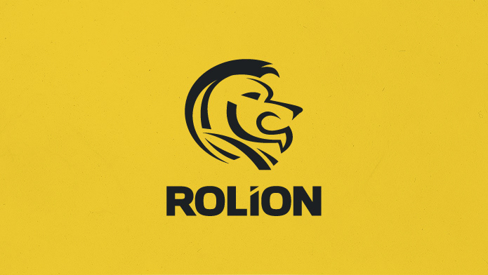 lion identity yellow logo
