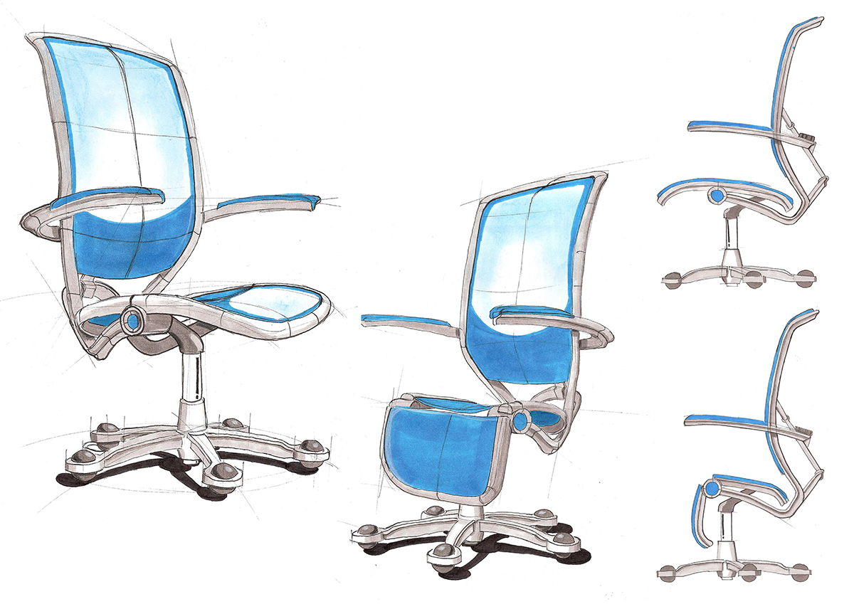 furniture Office Elderly people's design chair nextidevolution TU Delft Ergonomics innovation