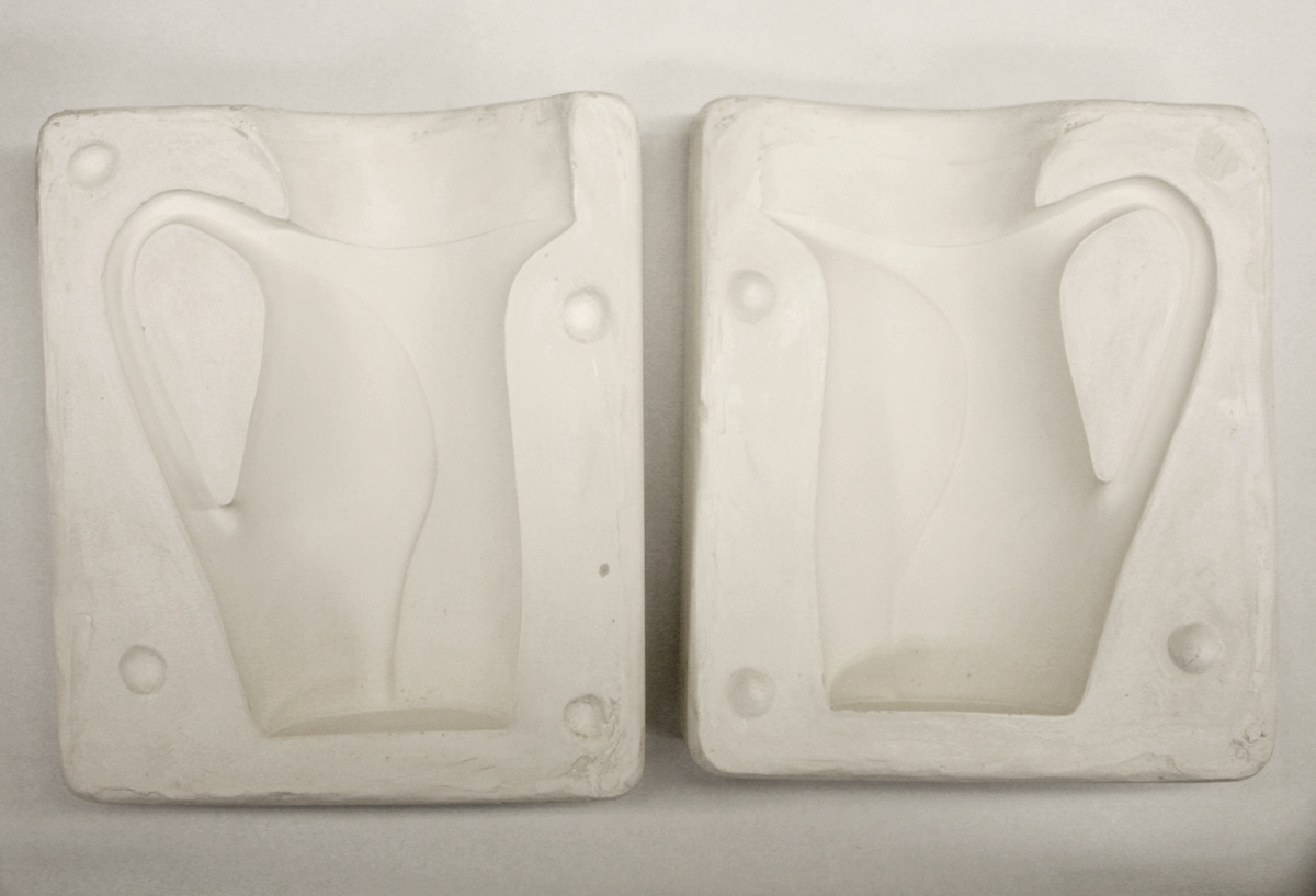 ceramics  pitcher cup set slip casting Casted White Glazing