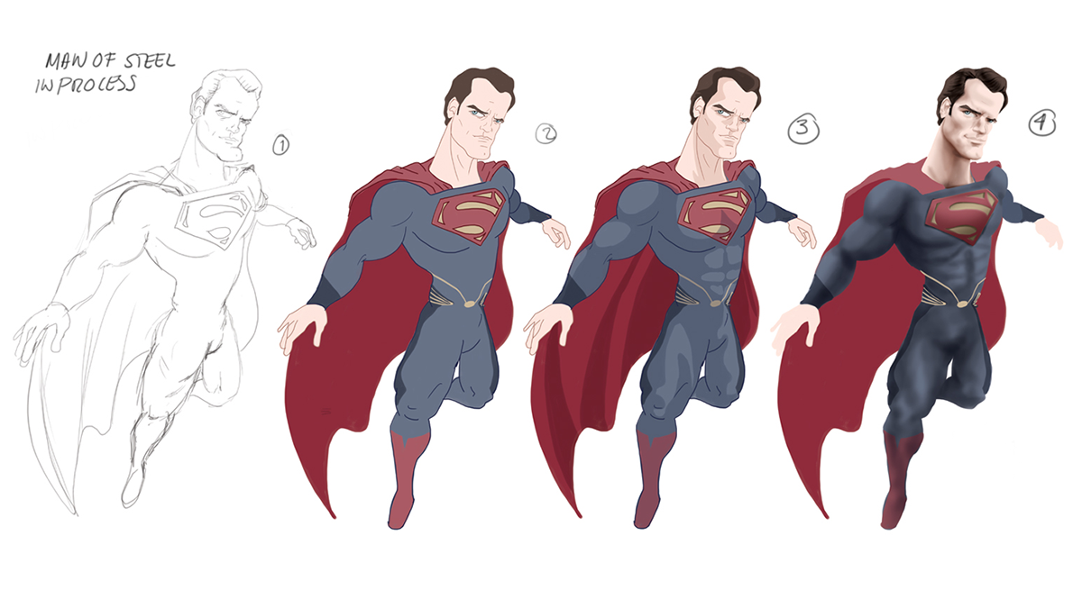 Share more than 117 man of steel sketch latest