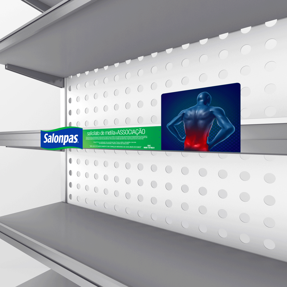 design Display graphic design  medicine Point of Sale pos salonpas Treatment Pharma